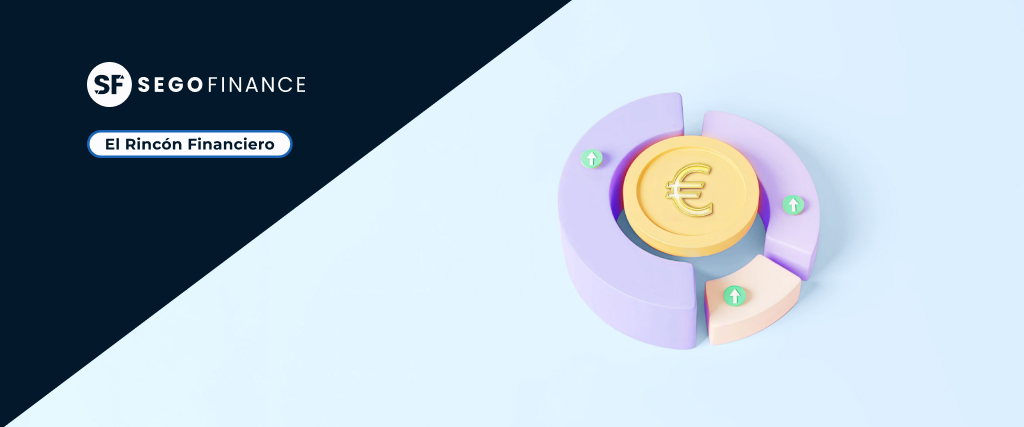 Cómo construir una cartera diversificada – artículo de El Rincón Financiero en SEGOFINANCE con gráfico circular y símbolo del euro
